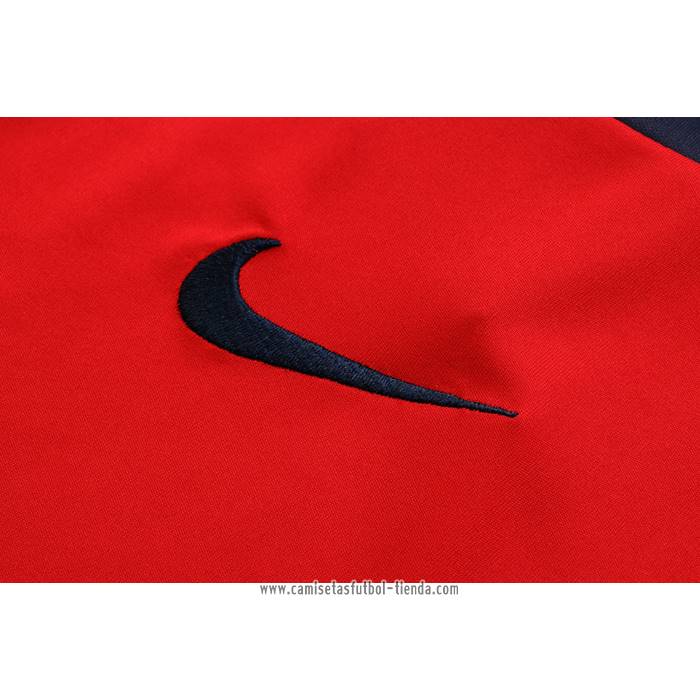 Chandal del Paris Saint-Germain 2022 2023 Manga Corta Rojo
